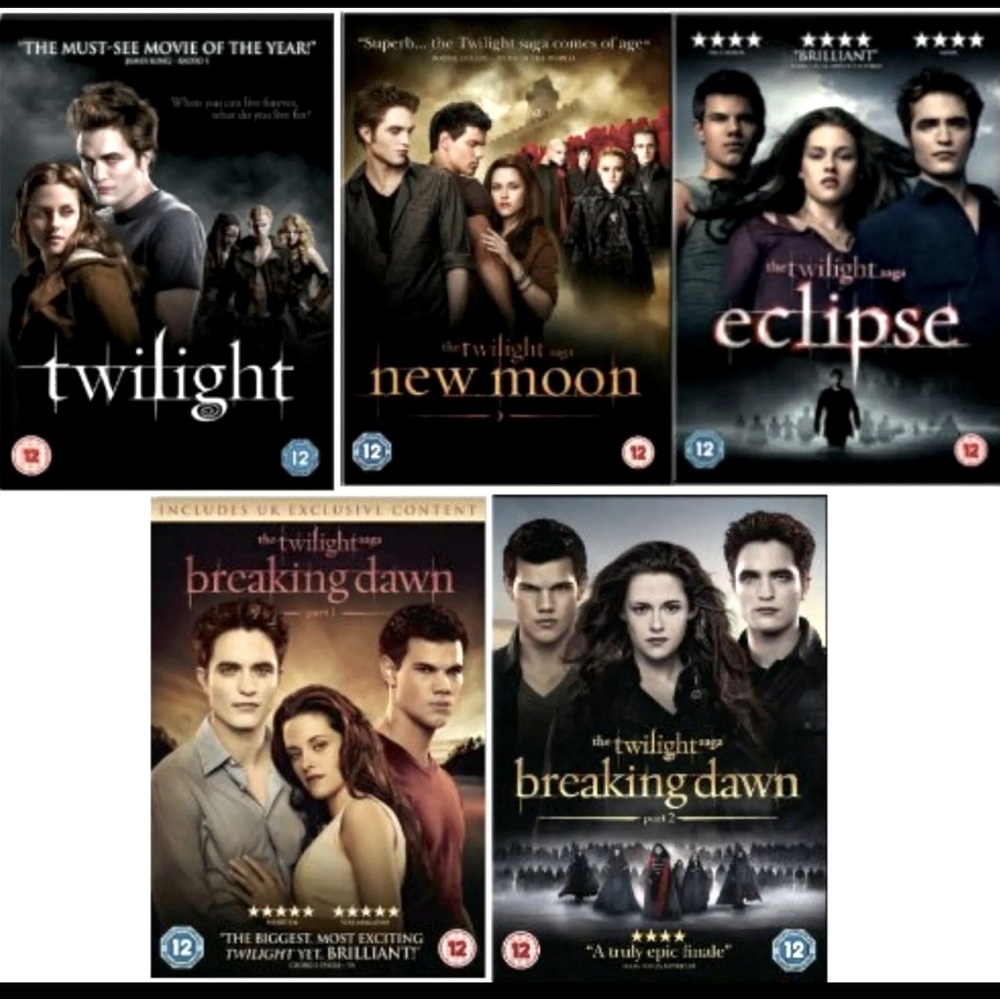 Twilight DVD saga collection complete set